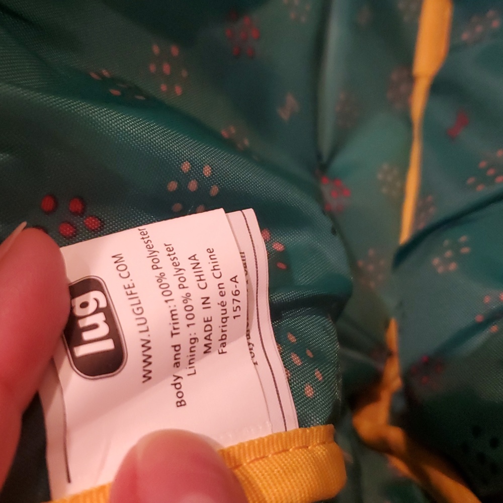 LUG Floral Yellow Quilted Crossbody Bag - Picture 8 of 8